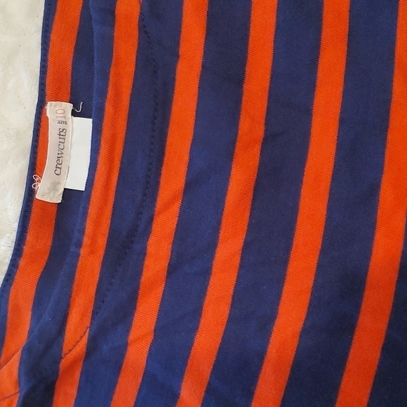 Crewcuts Nautical Stripes and Ruffles  dress. Size 10. GUC! - Picture 2 of 3